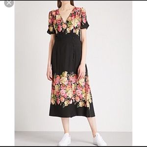 Free People Jamie Floral Midi Dress